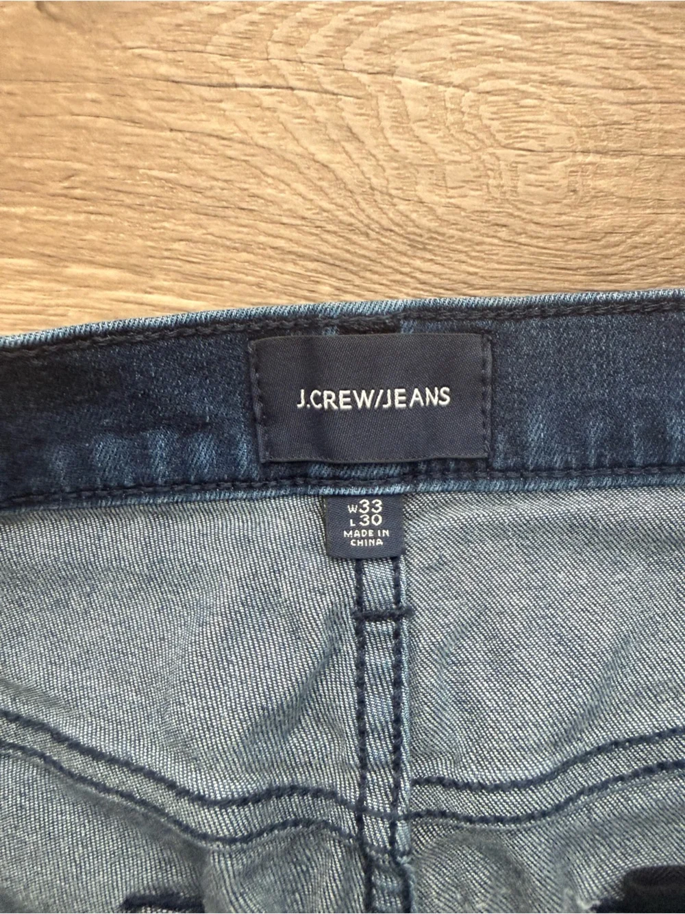 J.Crew Factory Men’s Dark Wash Slim Straight Stretch Jeans